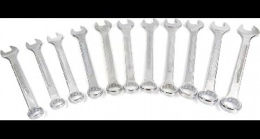 Profi 11 Delige Steeksleutel – Ringsleutelset GROTE Maten