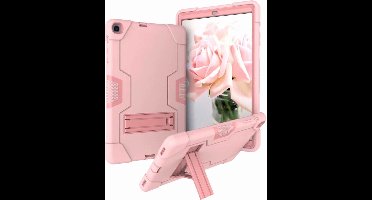 Ntech Armor Kickstand Case Hoes Geschikt voor Samsung Galaxy Tab A 10.1 (2019) - Rose goud