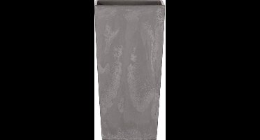Prosperplast Urbi Square Beton Effect - Bloempot - Marengo - Betonlook - Modern - Praktisch - 32,5 x 32,5 x 61 cm - 49L