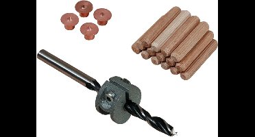 wolfcraft - Deuvelset 28 delig - 8mm Deuvel - 2917000