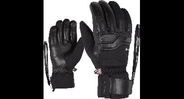 Ziener Gin GTX PR Sheep Leahther Heren Ski Handschoen Zwart