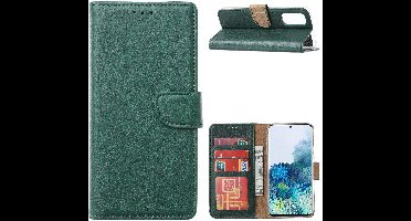 Hoesje Geschikt Voor Samsung Galaxy S20 FE Hoesje Geschikt Voor Samsung Galaxy S20 FE Bookcase / Wallet case - Groen