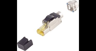 BKL Electronic RJ-45 stekker, gereedschapsset,. 8.1,, bajonet 10121219 Zilver 1 stuk(s)