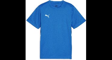 PUMA teamGOAL Jersey Jr Jongens sportshirt - Electric Blue Lemonade-PUMA White-PUMA Team Royal
