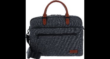 PICARD Laptoptas Schoudertas met laptopvak Go Eco Business Bag Anthrazit Antraciet