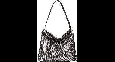 TOM TAILOR Schoudertas Amra Hobo Bag Silver Zwart