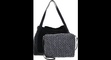 PICARD Leren Schoudertas Journey Bucket Bag Black Zwart