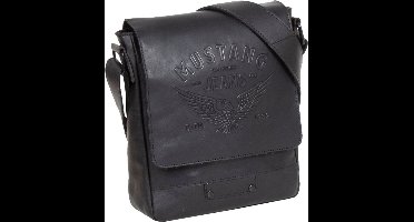 MUSTANG Leren Schoudertas Valencia Assis Shoulderbag Black Zwart