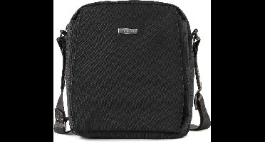 bugatti Schoudertas met laptopvak Contratempo Shoulder Bag Upright Black Zwart