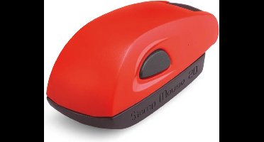 Colop Stamp Mouse 20 Rood - Compacte stempel voor onderweg - 4 regels tekst