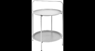 ProGarden - Tafel - rond - 50x66 - cm - matgrijs