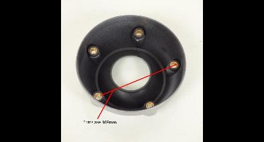 TNT-uitlaatbescherming voor Yamaha 530 TMAX-scooter, modeljaar 2012 t/m 2016, nieuw