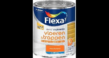 Flexa - Mooi Makkelijk Vloeren & Trappen Zijdeglans - Puur Pompoen - Mengverf - 0.75 L