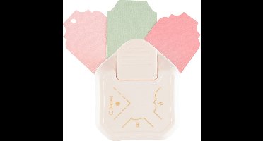 Vaessen Creative • 3-in-1 Label Hoekpons Vintage