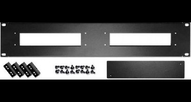 Shuttle PRM01 front plate Rack mount [2U, 19 inch, 1mm steel, 483 mm, Powder-coated, Black]