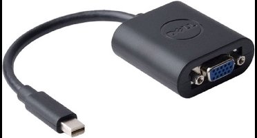 DELL - Mini displayport naar VGA adapter - 1080P - 1920x1080 - Zwart - P/N: 470-13630