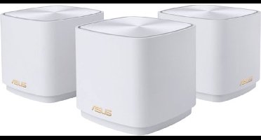 ASUS ZenWiFi XD4 Plus - Mesh Wifi - WiFi Versterker - Wit - 3-pack - Wandmontage