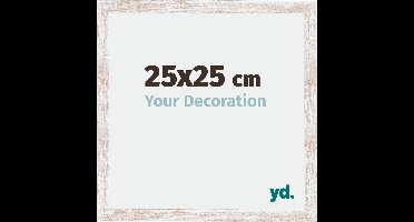 Your Decoration - Fotolijst 25x25 cm - MDF - White Wash - Catania
