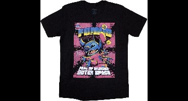 Disney Lilo & Stitch - FOMOS Heren T-shirt - XL - Zwart