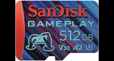 SANDISK microSD Gameplay - 512GB - UHS-I/U3/Full HD/4K UHD