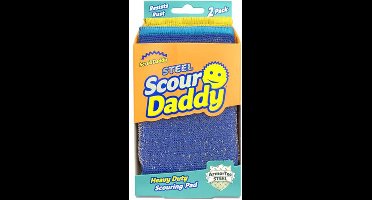 Scrub Daddy Scour Daddy Staalwol Schoonmaakdoek - Krachtig en Duurzaam