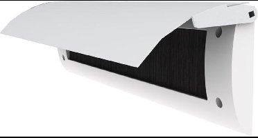 Tochtklep - Wit - Kunststof - door-line - 52.00.110 binnen