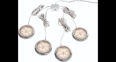 Decoratieve Ronde Ledmodules - 4St. - 12V - Warm Wit