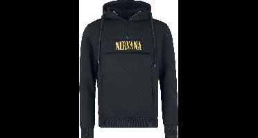 Nirvana Logo Heren Trui met capuchon - zwart - XXL