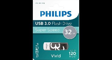 Philips USB stick 3.0 32GB - Vivid - Grijs - FM32FD00B