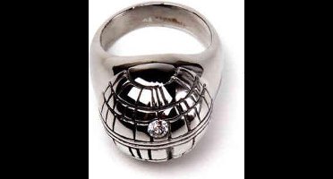 Star Wars - Death Star 3D Ring - S - Zilverkleurig