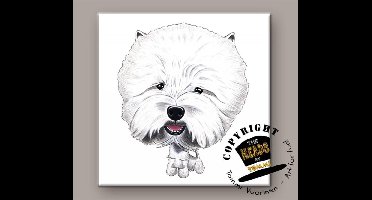 Tegel Hond West Highland White Terrier