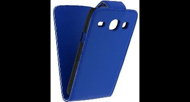 Xccess Leather Flip Case Samsung I8260 Galaxy Core Blue