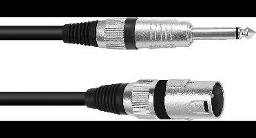 OMNITRONIC Adaptercable XLR(M)/Jack mono 0.9m bk