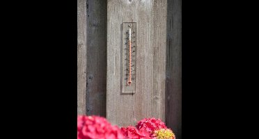 NATURE Wandthermometer voor buiten in plexiglas