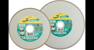 wolfcraft - Diamantdoorslijpschijf "Standard Ceramic", 180 mm - 1651000