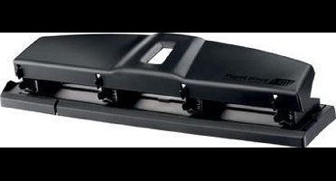 Essentials Metal 4-gaats perforator - zwart - 10/12 vel