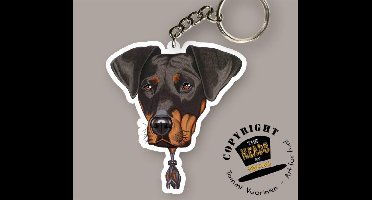 Sleutelhanger Hond Dobermann