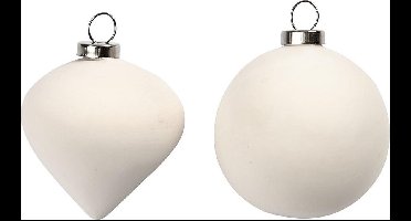 Ballen - Balletjes - Styropor - Piepschuim - Wit - Decoratie - DIY - Dia: 50mm - 5cm - 12 stuks