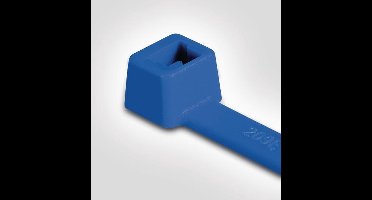 HellermannTyton 111-04800 T50R-PA66-BU Kabelbinder 200 mm 4.60 mm Blauw 100 stuk(s)