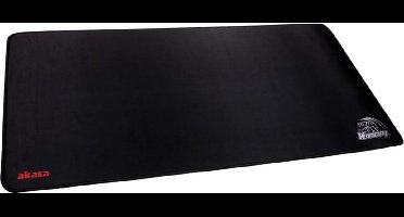 Akasa AK-MPD-03BK (AK-086), Muismat XXL, 1000 x 500mm, Extra ruimte, Anti-slip, Zwart