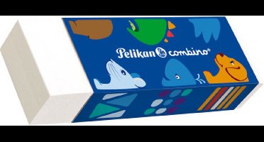 Pelikan combino® Set met schrijfpotlood, gum en puntenslijper, roze