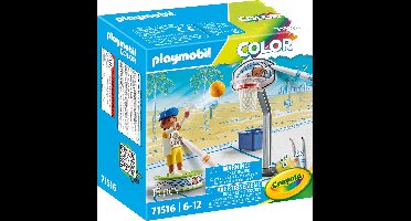 PLAYMOBIL Color Skater met basketbal - 71516