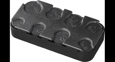 ProPlus Compacte Euro Munthouder – Handige Opberghulp voor Auto Caravan Camper en Thuis (105 x 51 x 20 mm)