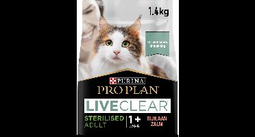 Pro Plan Adult LiveClear - Kattenvoer Droogvoer - Zalm - 1.4 kg