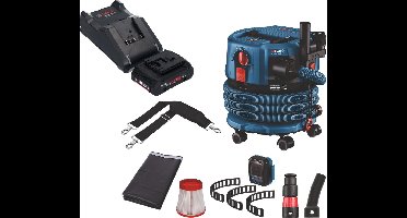 Bosch GAS 18V-12 MC Professionele snoerloze stofzuiger BITURBO Brushless + 1x ProCore accu 4.0 Ah + lader + accessoires