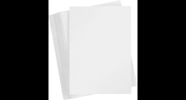 Creativ Company Gekleurd Karton A4 Wit 180 gr 100 vel