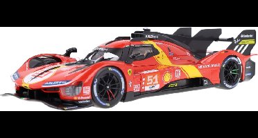 Ferrari 499P 1:18 Lemans winner 2023 No 51 Burago