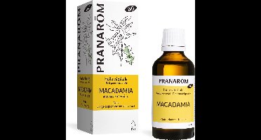 Pranarom - Macadamia Plantaardige Olie - Bio - 50 ml