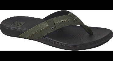 Reef Cushion Phantom 2.0 Olive/Gum Heren Slippers - Zwart/Olijfgroen - Maat 45