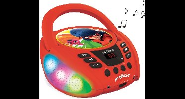 Lexibook Miraculous Bluetooth CD-speler - Muziekspeler - Verlicht